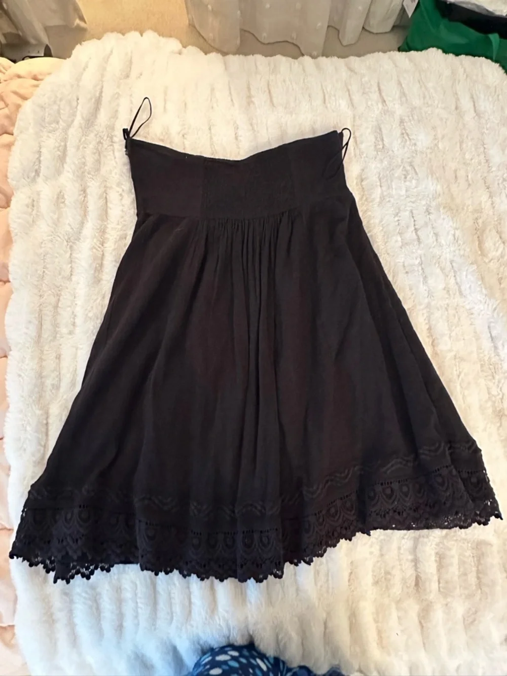 Free People strapless mini